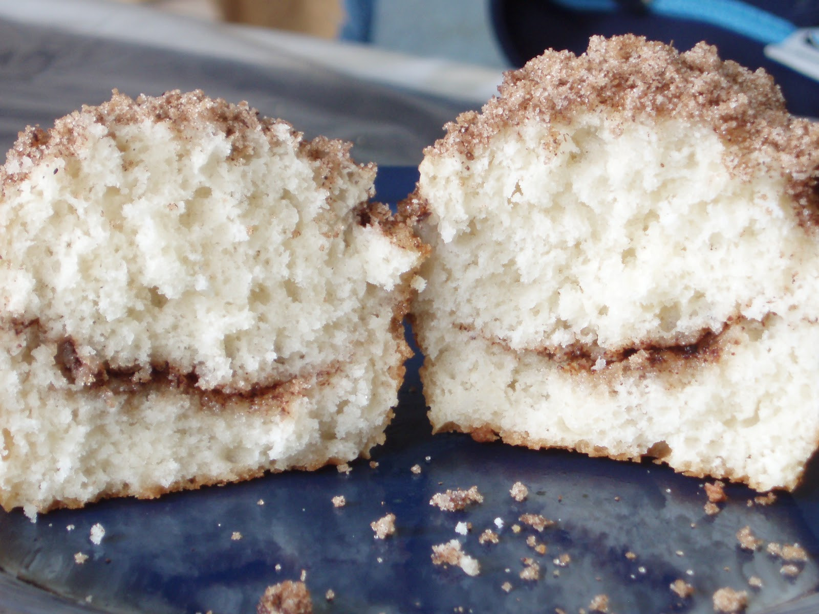 Sour Cream Coffee Cake Muffins
 Open Mouth Insert Food Sour Cream Coffee Cake Muffins