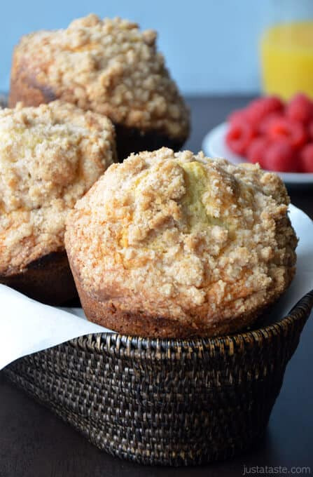 Sour Cream Coffee Cake Muffins
 Sour Cream Coffee Cake Muffins with Streusel Recipe