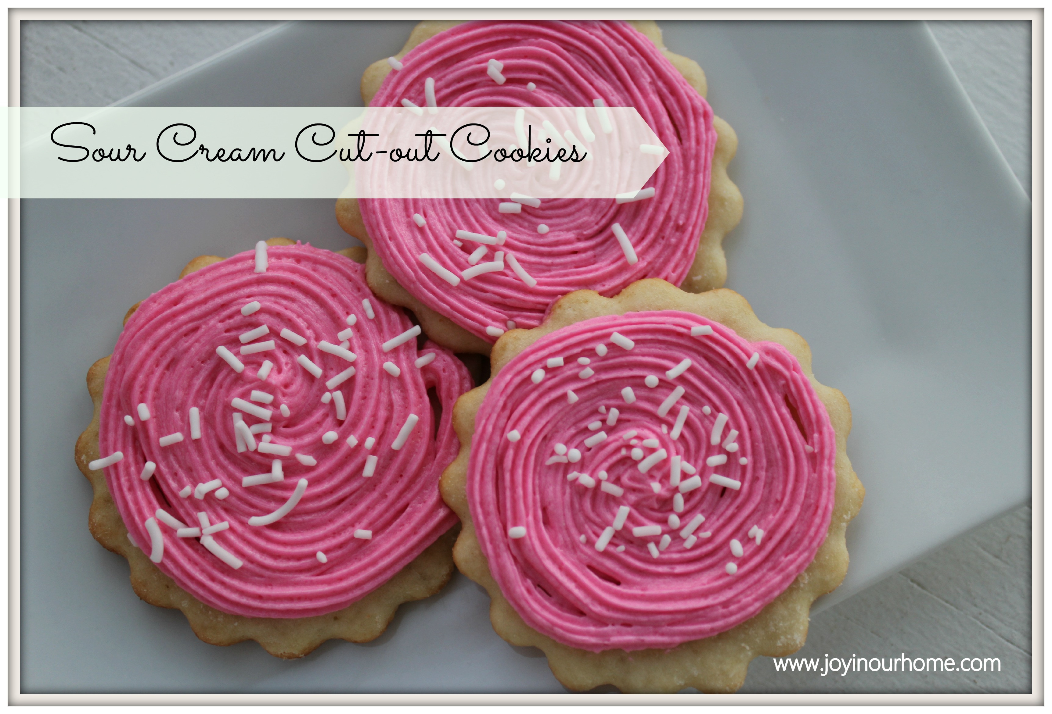 Sour Cream Cut Out Cookies
 Sour Cream Cut out Cookies