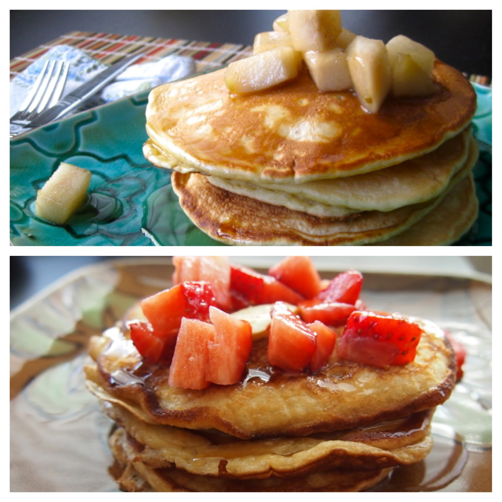 Sour Cream Pancakes
 Sour Cream Pancakes Barefoot Contessa vs Pioneer Woman