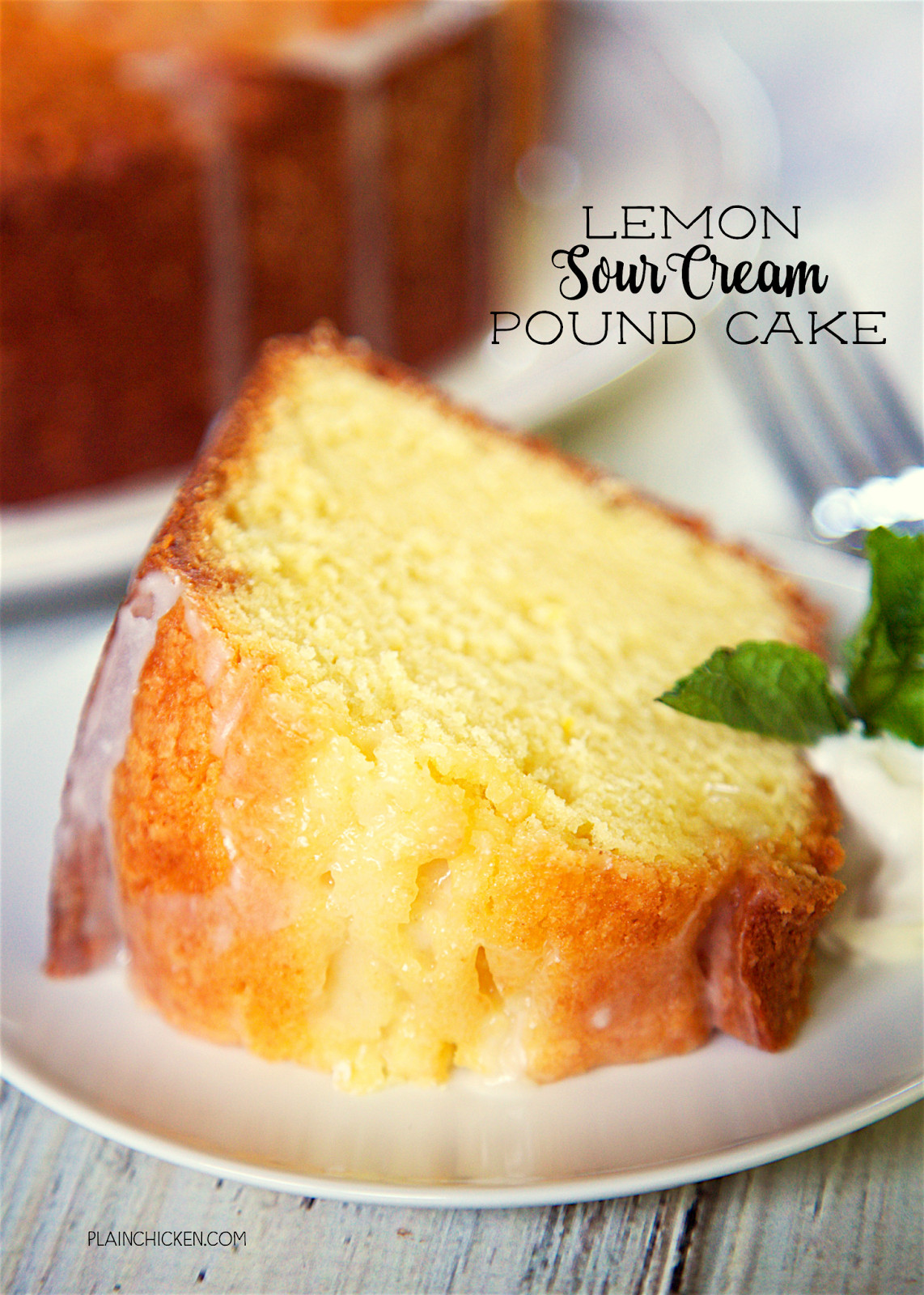 Sour Cream Pound Cake Recipe
 Lemon Sour Cream Pound Cake