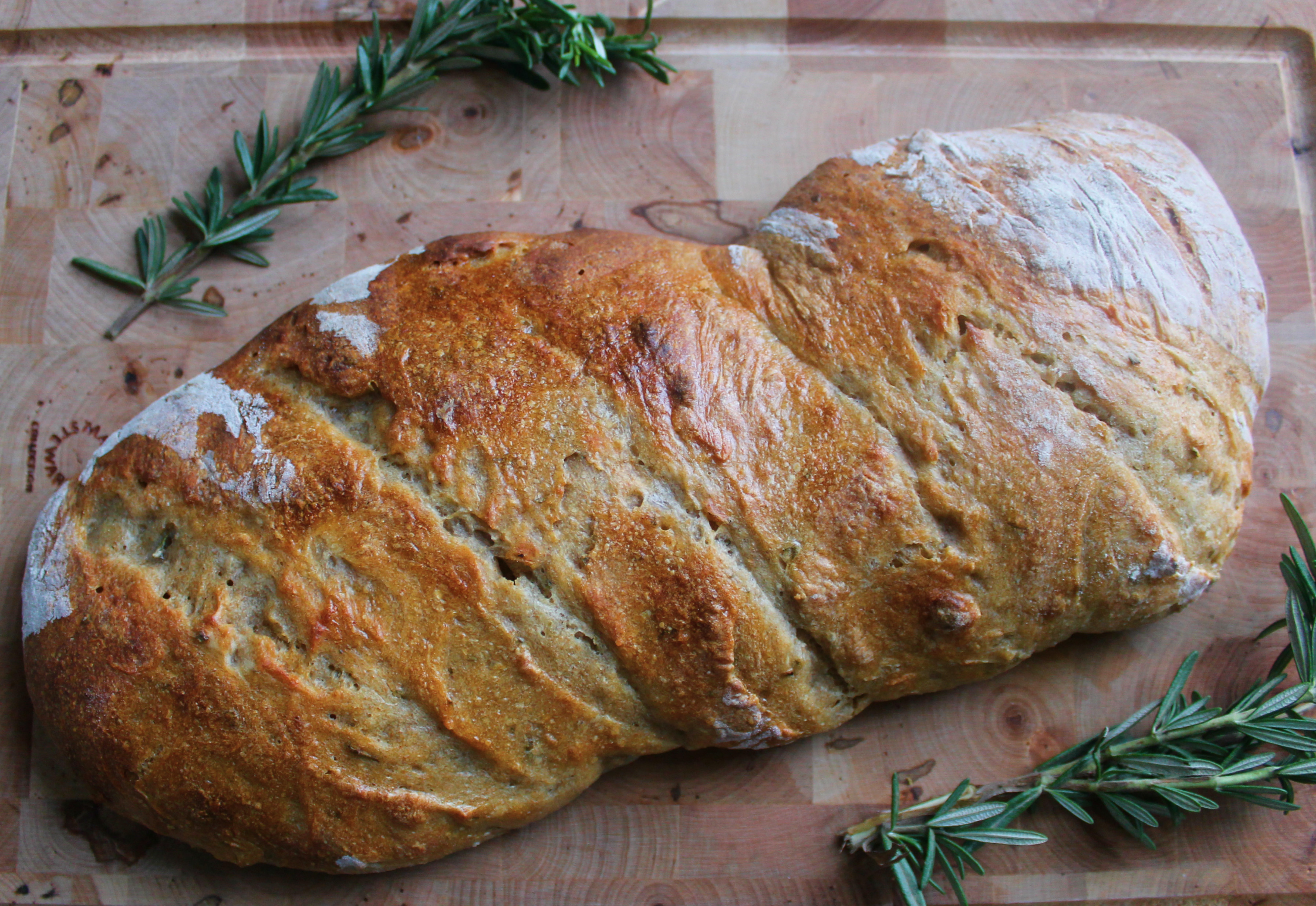 Sour Dough Bread Recipe
 At the Immigrant s Table Rosemary sourdough bread