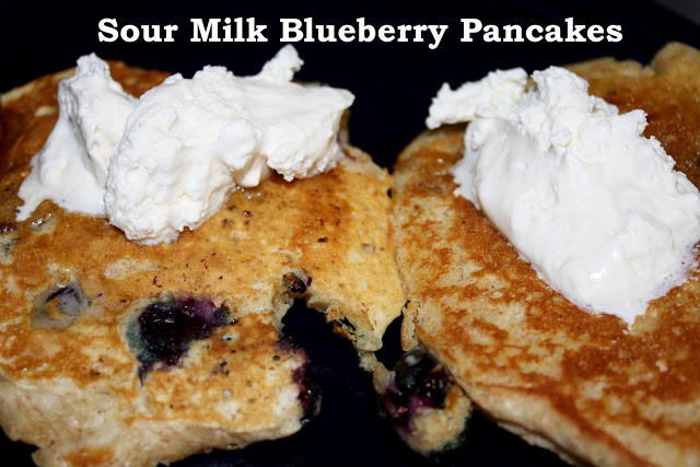 Sour Milk Pancakes
 I Need Momentum Sour Milk Blueberry Pancakes