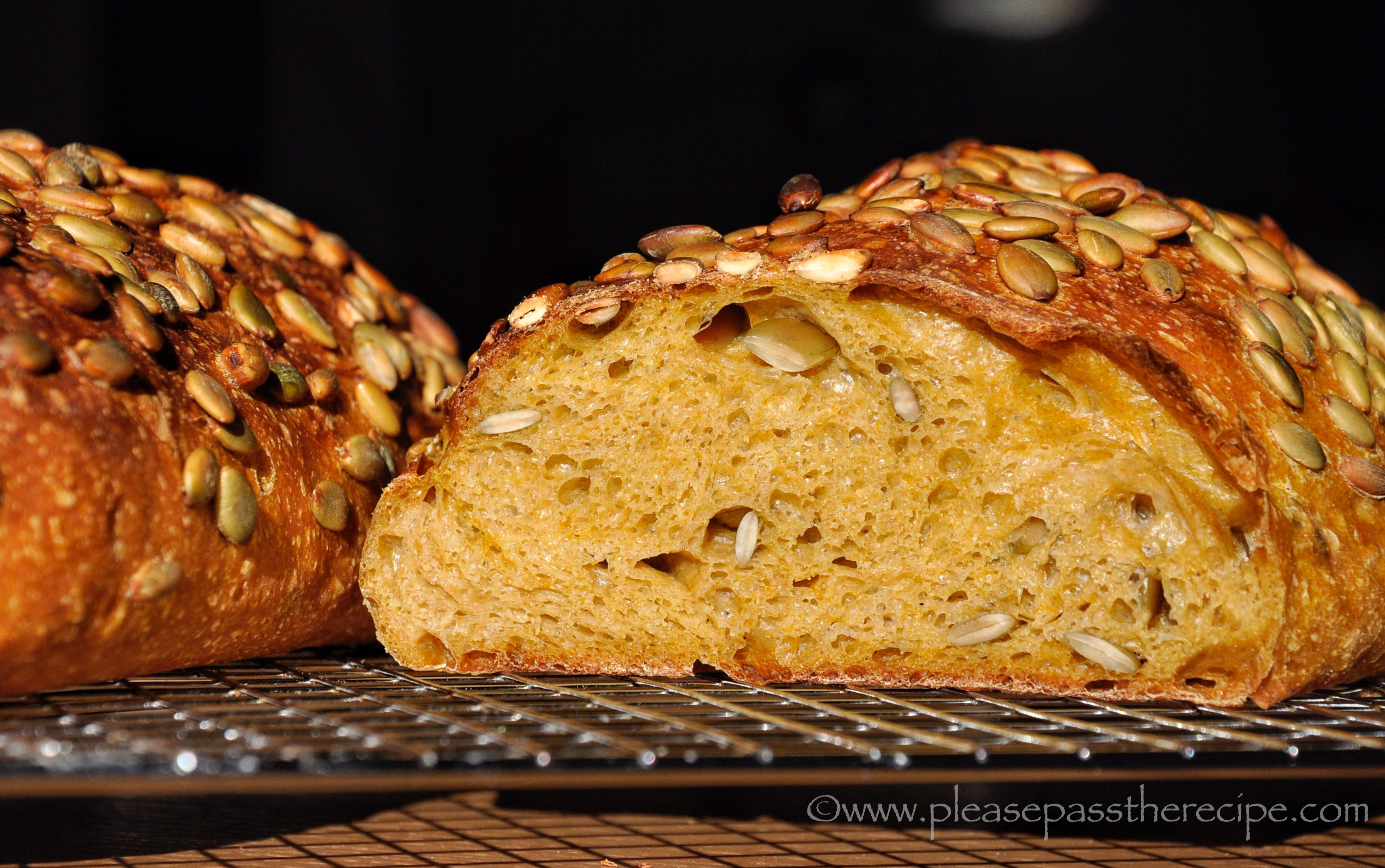 Sourdough Spelt Bread
 Pumpkin and Pepita Spelt Sourdough Bread