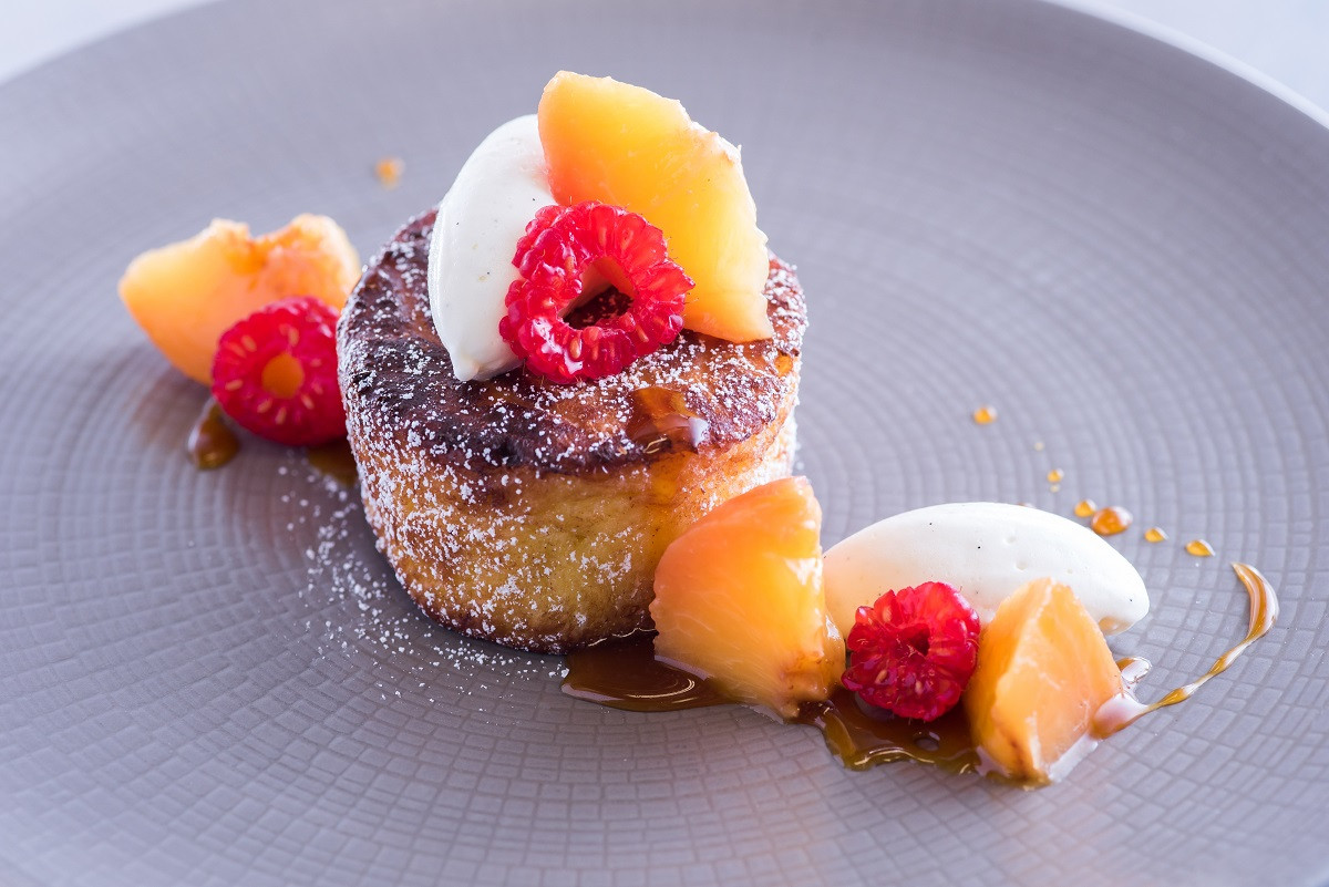 Sous Vide Desserts
 Sous Vide Peach and Almond Pain Perdu