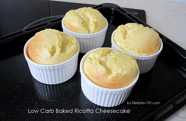 South Beach Diet Desserts
 Low Carb Baked Ricotta Cheesecake South Beach Phase 1