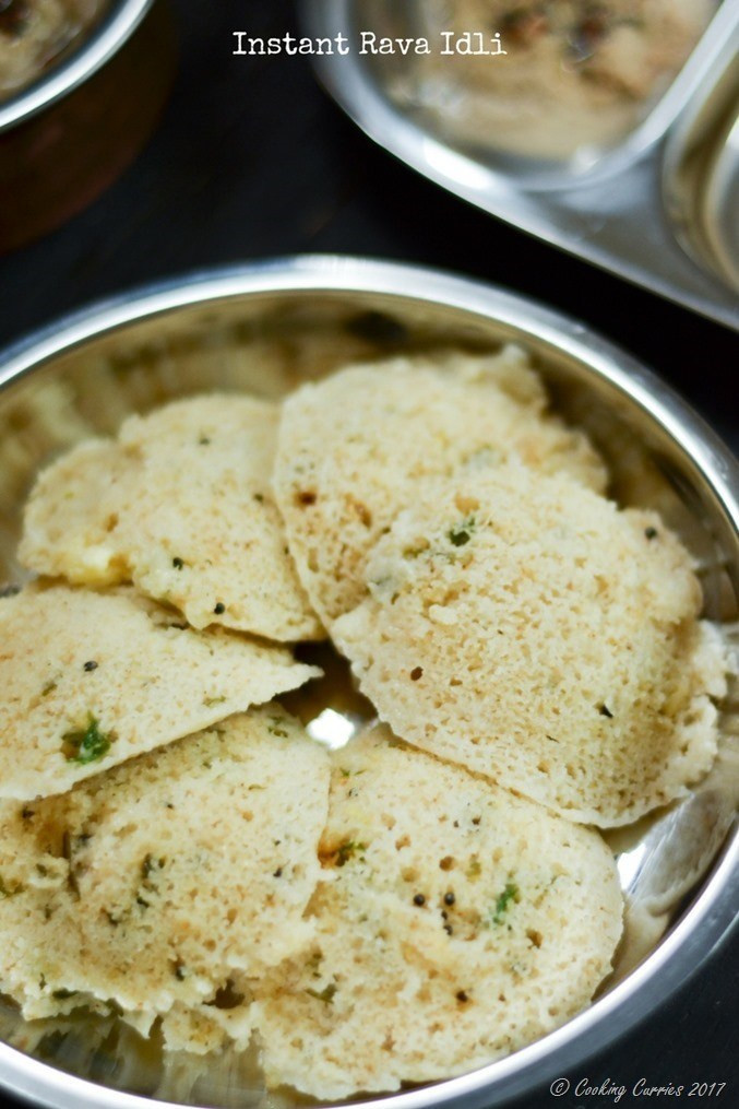 South Indian Breakfast Recipes
 Instant Rava Idli A South Indian Breakfast Recipe
