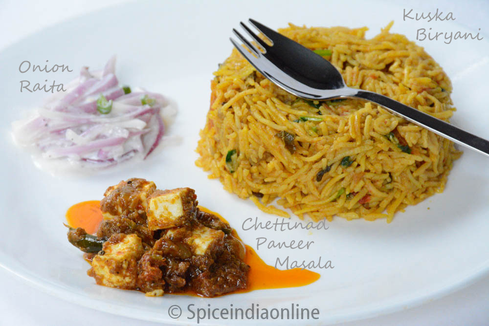 South Indian Dinner Ideas
 Kuska recipe Archives Spiceindiaonline