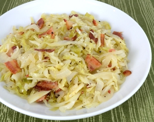 Southern Cabbage Recipe
 Southern Fried Cabbage and Bacon Ethnic Foods R Us