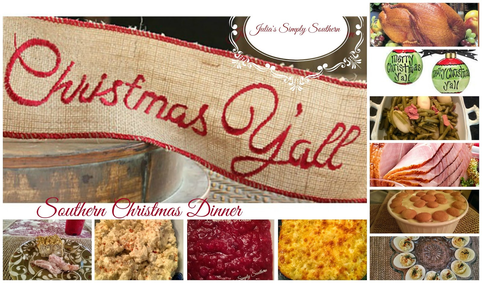 Southern Christmas Dinner Menu Ideas
 Julia s Simply Southern Southern Christmas Dinner Recipes