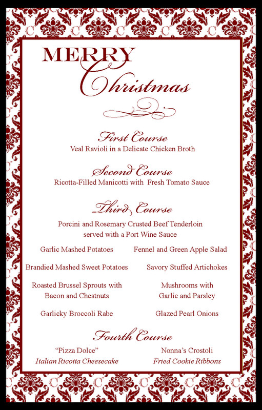 Southern Christmas Dinner Menu Ideas
 Stranded in Cleveland Italian Christmas Dinner