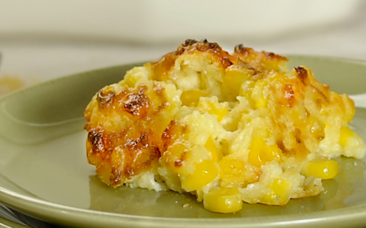 Southern Corn Pudding Recipe
 corn pudding v