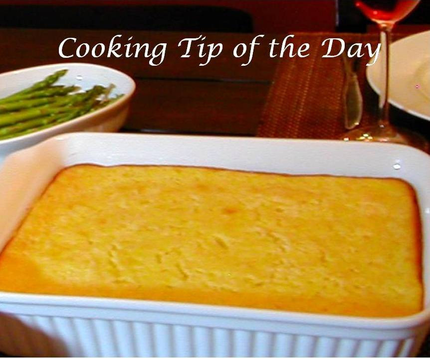 Southern Corn Pudding Recipe
 Cooking Tip of the Day Recipe Southern Corn Pudding