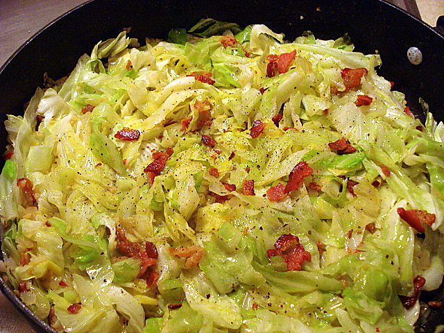 Southern Fried Cabbage
 The View From My Front Porch Hillbilly Supper Night and a