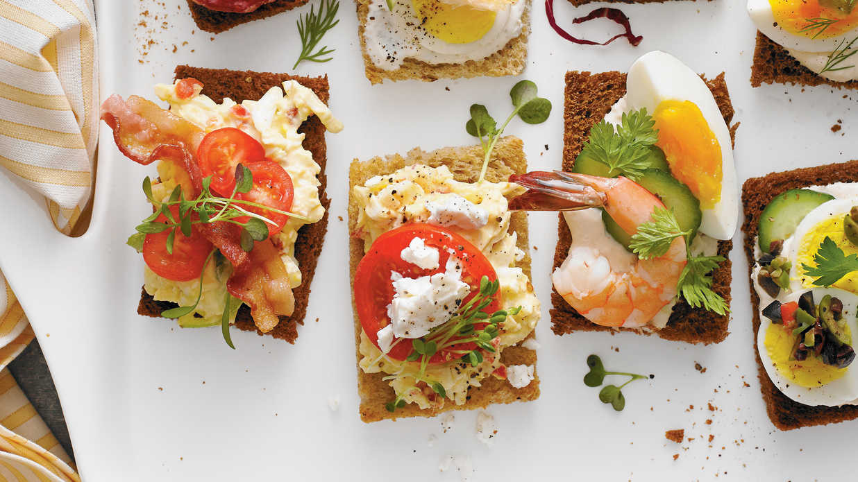 Southern Living Appetizers
 Southern Style Smørrebrød Holiday Finger Food Appetizers