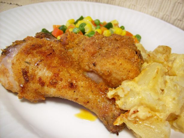 Southern Oven Fried Chicken
 Easy Southern Oven Fried Chicken Recipe Food