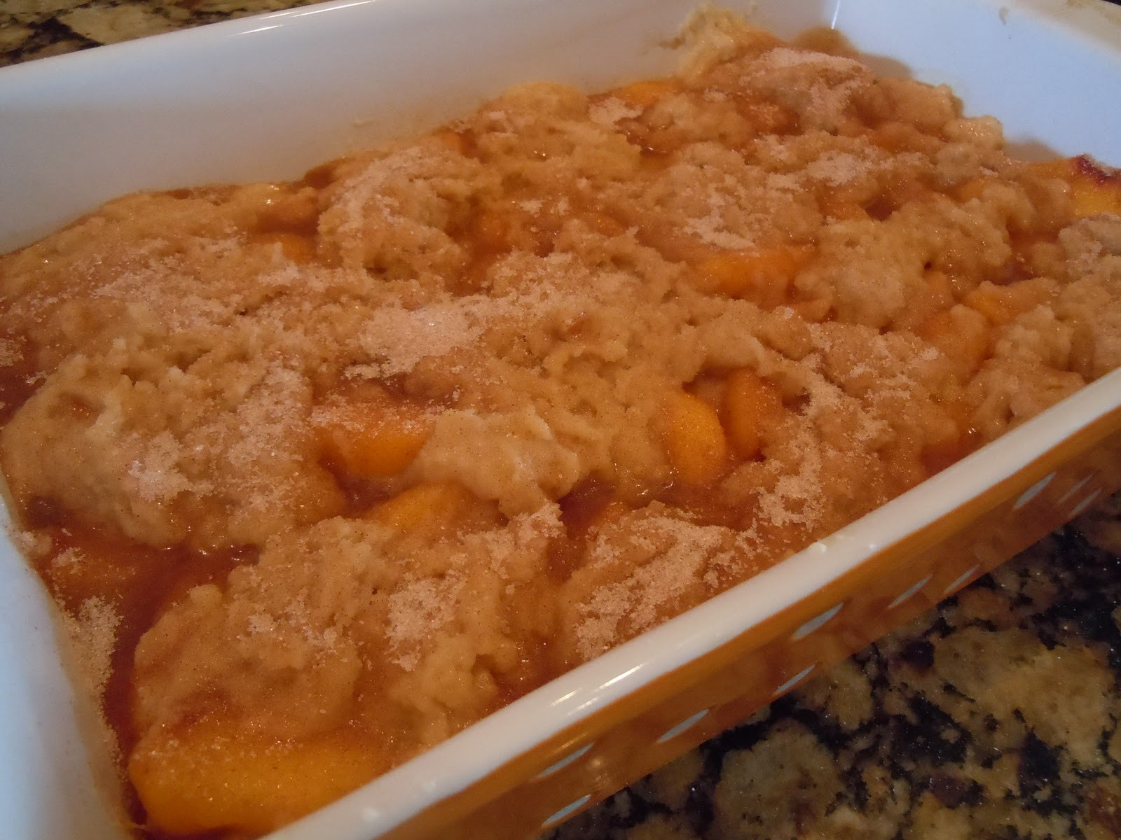 Southern Peach Cobbler
 ALL THINGS DELICIOUS Southern Peach Cobbler