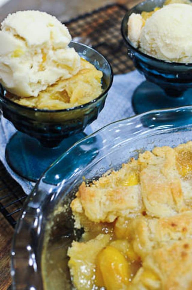 Southern Peach Cobbler
 Grandmother s Peach Cobbler Add a Pinch