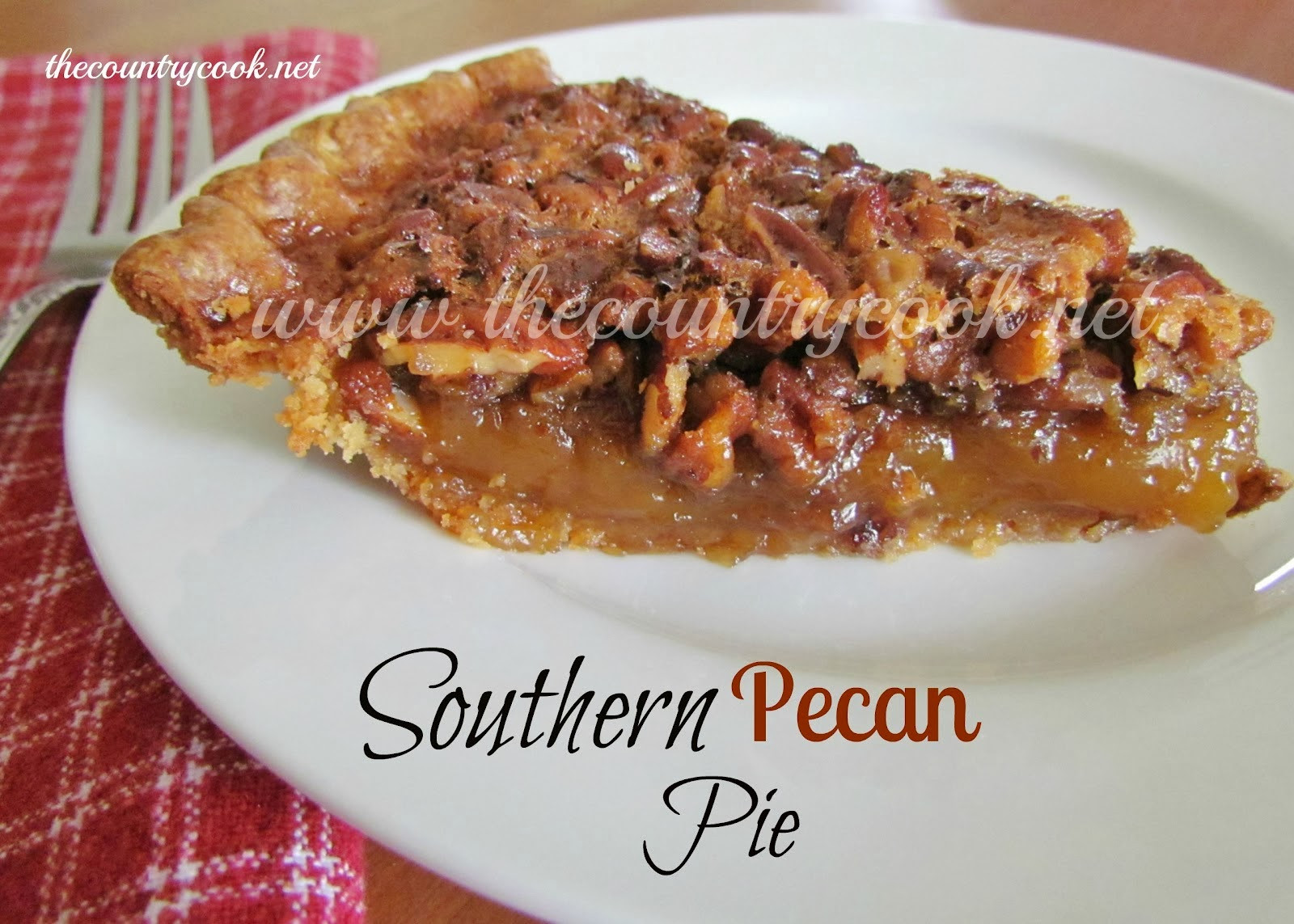 Southern Pecan Pie
 Southern Pecan Pie The Country Cook