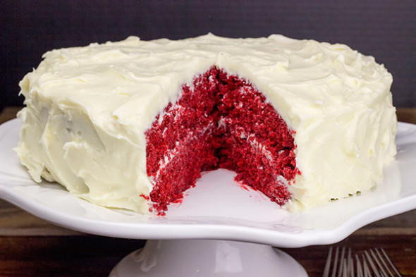 Southern Red Velvet Cake
 Southern Style Red Velvet Cake