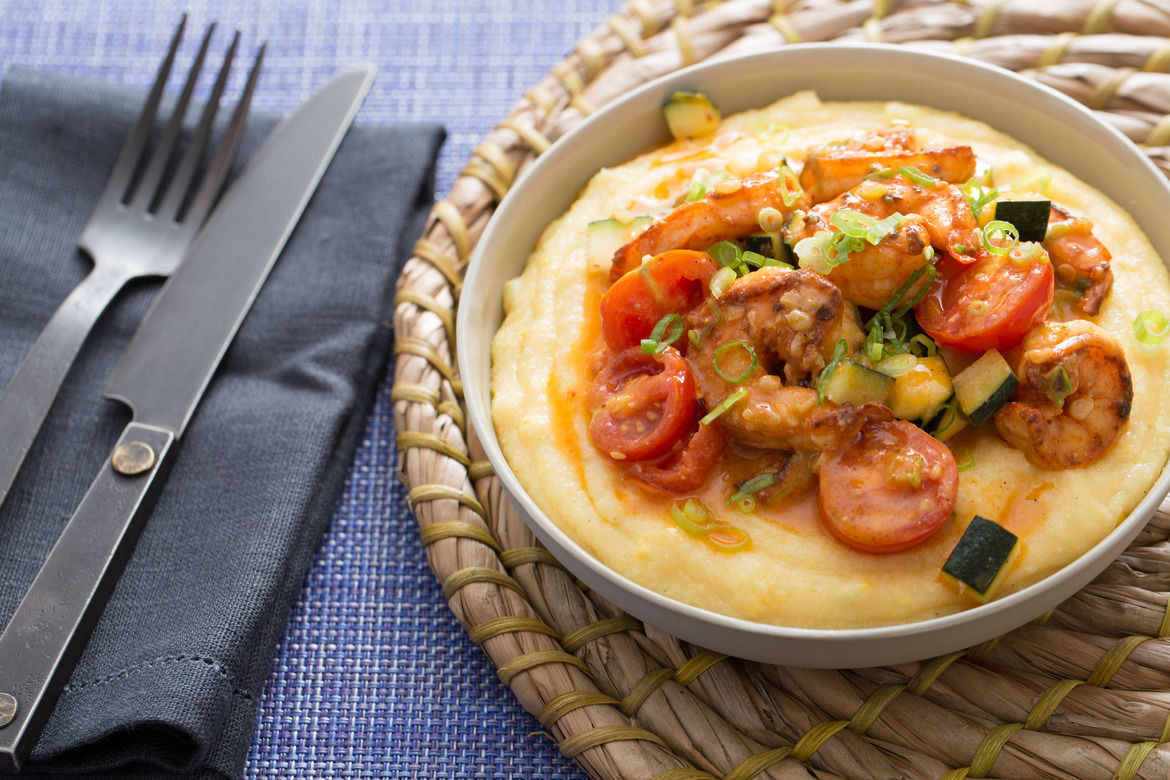 Southern Shrimp And Grits
 Recipe Southern Style Shrimp & Grits with Corn Zucchini