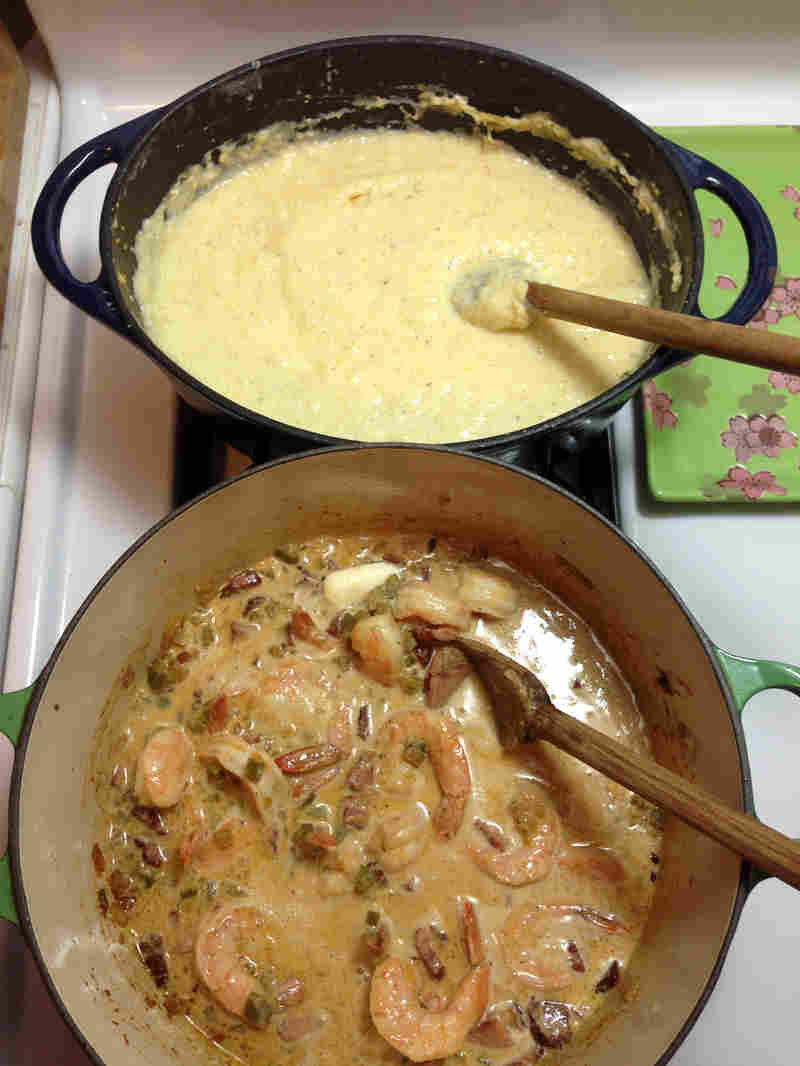 Southern Shrimp And Grits
 Kitchen Window — True Grits Getting In Touch With Your