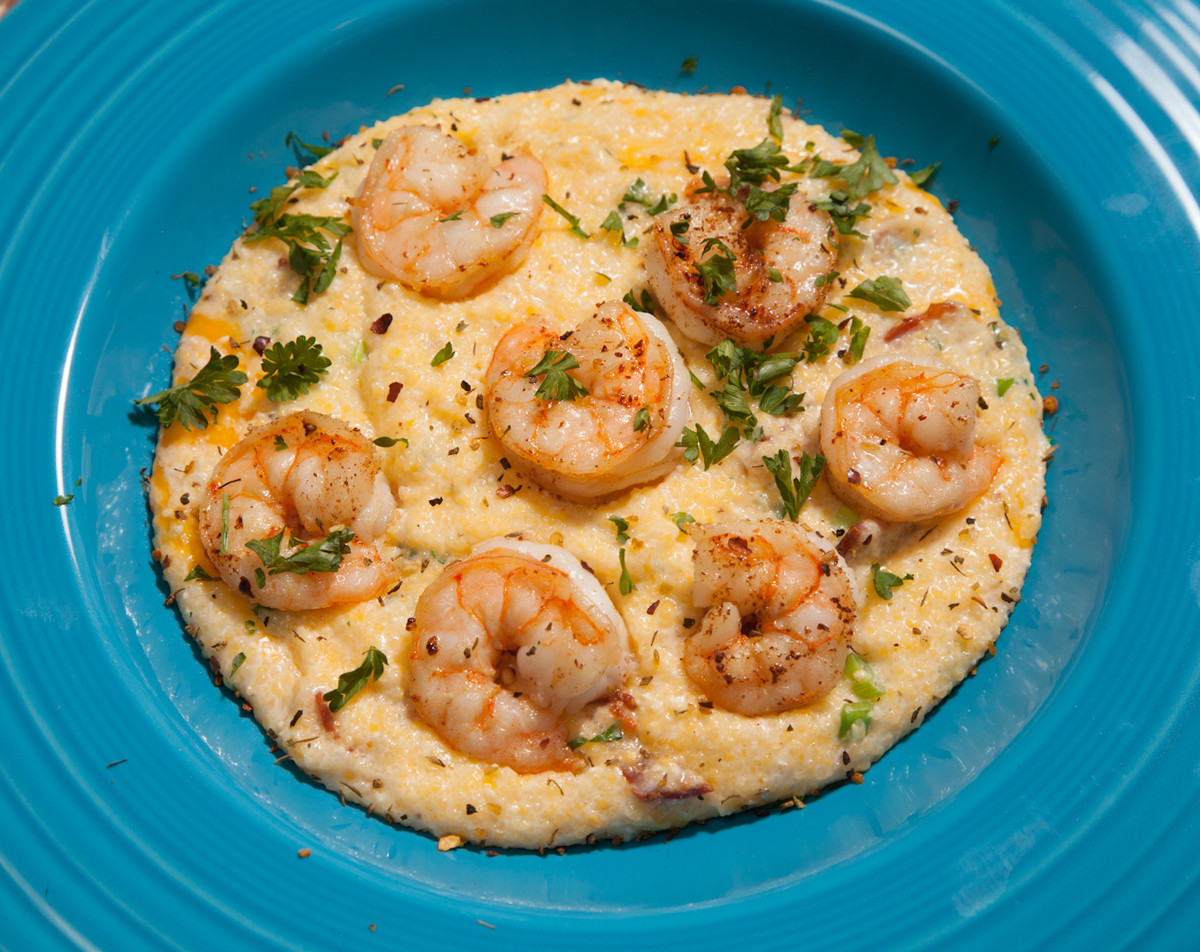 Southern Shrimp And Grits
 Grits Florida Sportsman