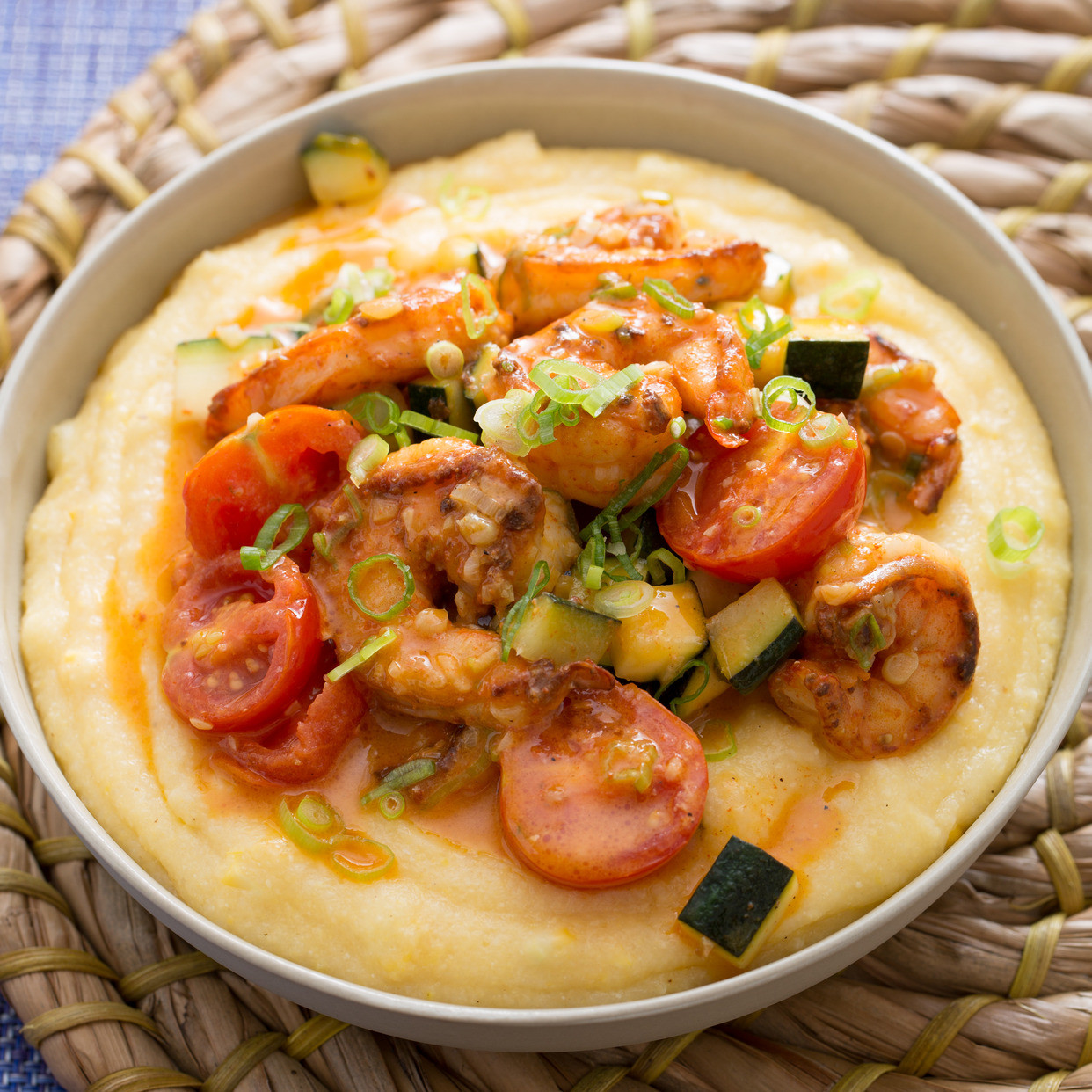 Southern Shrimp And Grits
 Recipe Southern Style Shrimp & Grits with Corn Zucchini