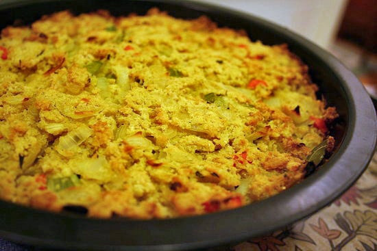 Southern Style Cornbread Dressing
 Gluten Free Dressing Recipe