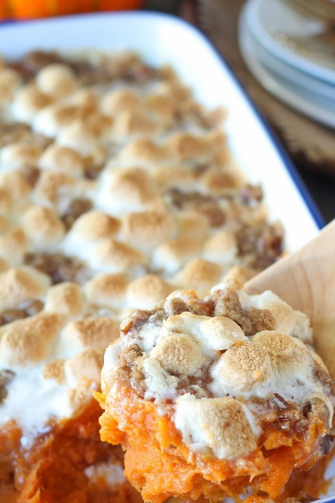 Southern Sweet Potato Casserole Marshmallows
 Sweet Potato Casserole – Southern Cooking with a Midwest Twist