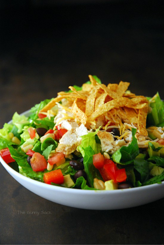 Southwest Chicken Salad Recipe
 Chicken Fajita Southwest Salad The Gunny Sack