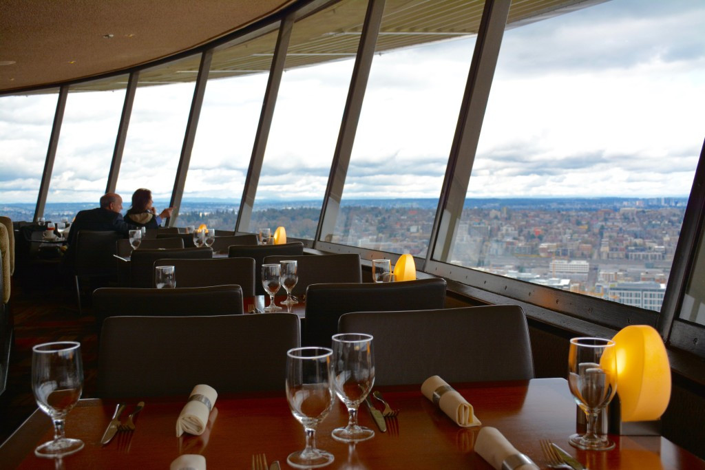 Space Needle Dinner
 Dining Inside Seattle s Space Needle Restaurant She