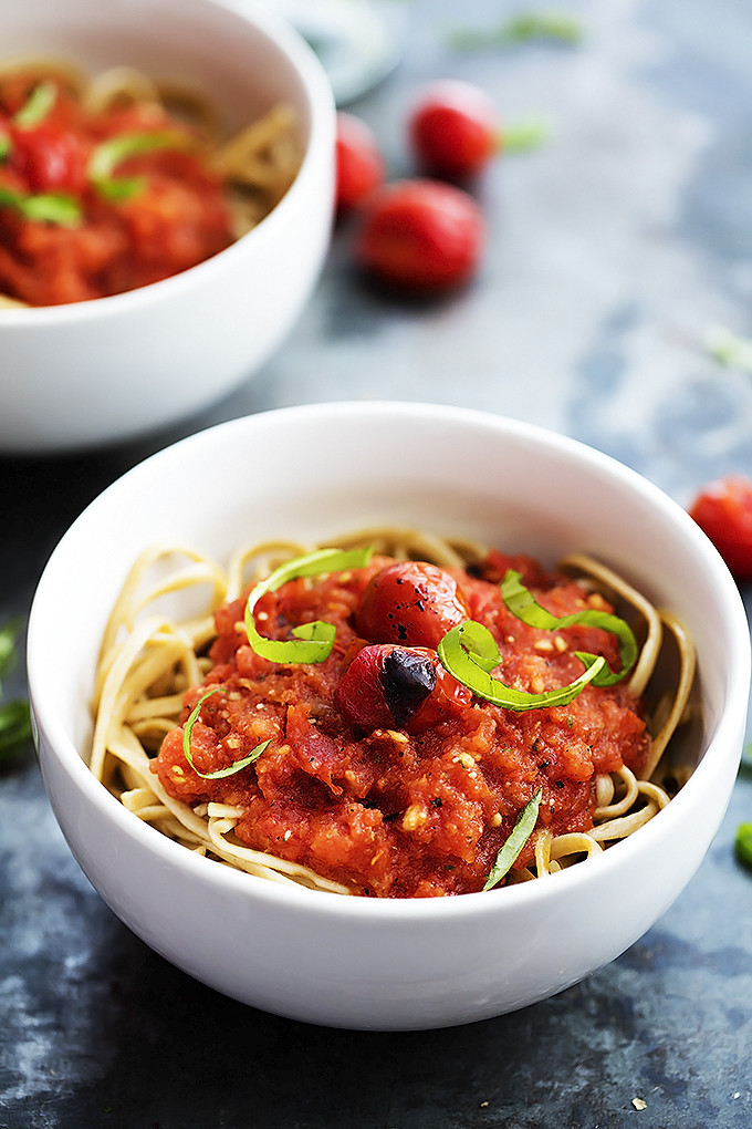 Spaghetti Sauce From Fresh Tomatoes
 pasta sauce with fresh tomatoes and peppers