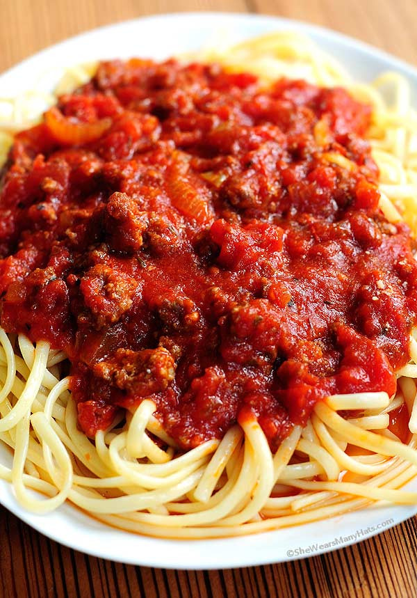 Spaghetti Sauce With Meat
 spaghetti sauce with italian sausage and ground beef