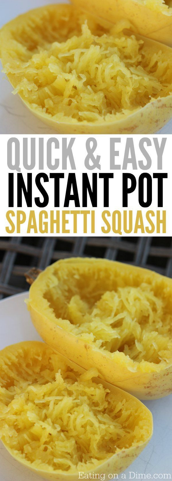 Spaghetti Squash In Pressure Cooker
 Quick and Easy Instant Pot Spaghetti Squash Recipe