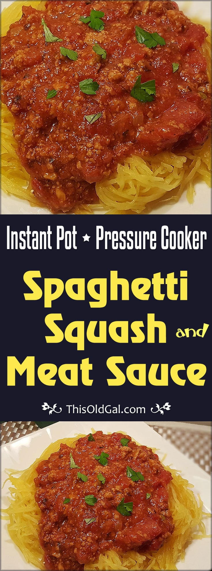 Spaghetti Squash In Pressure Cooker
 Instant Pot Pressure Cooker Spaghetti Squash and Meat