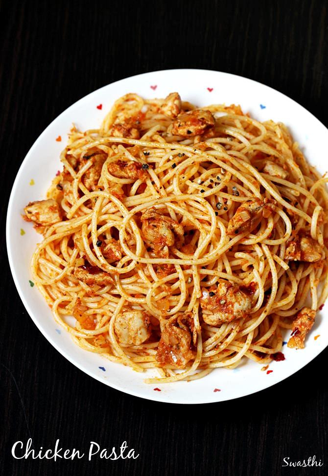 Spaghetti With Chicken
 Chicken pasta recipe How to make chicken pasta