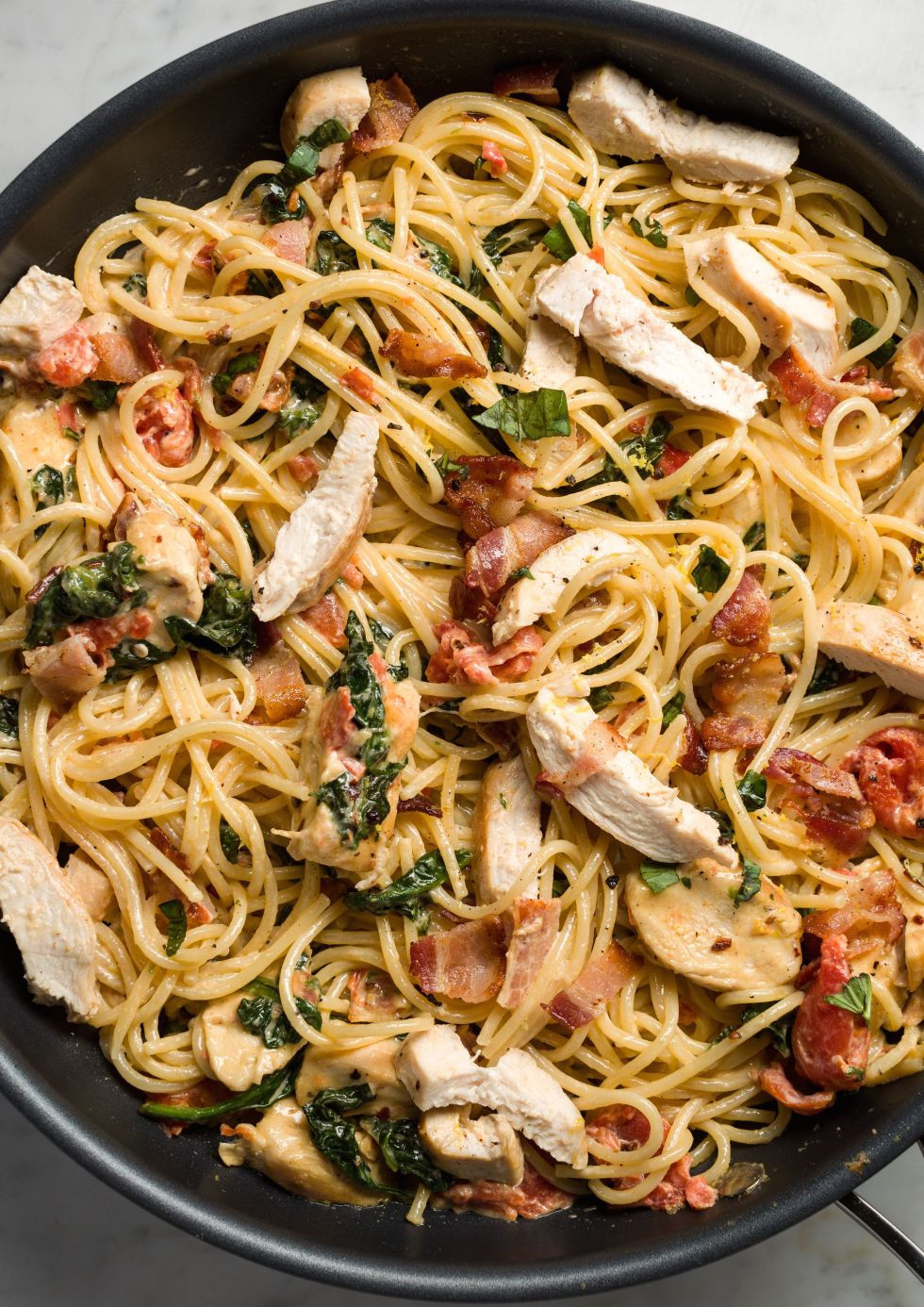 Spaghetti With Chicken
 pasta chicken recipes