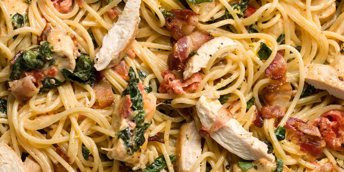 Spaghetti With Chicken
 Best Tuscan Chicken Pasta Recipe How to Make Tuscan