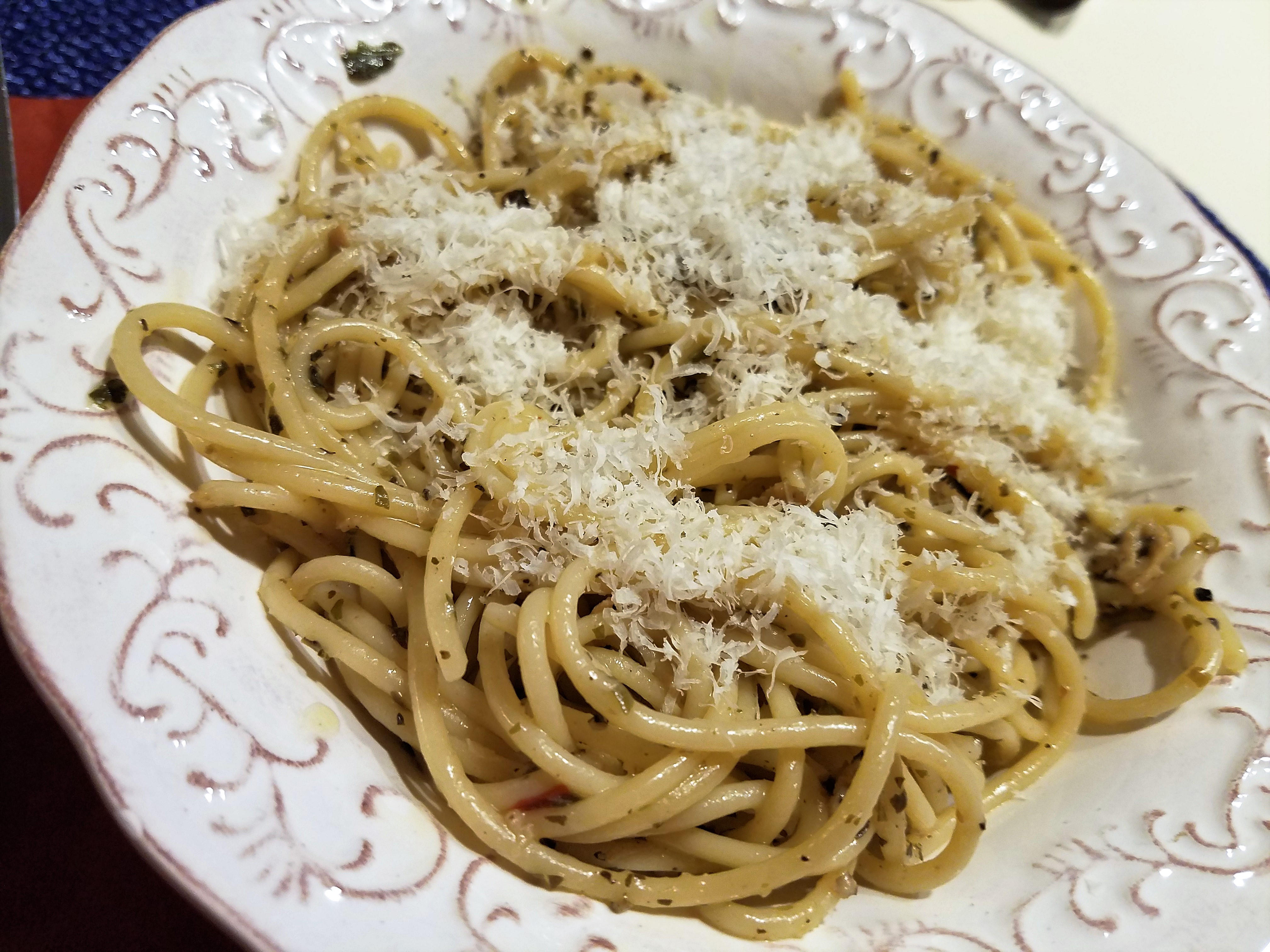 Spaghetti With Clam Sauce
 Pasta with Clam Sauce My Dragonfly Cafe