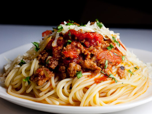 Spaghetti With Meat Sauce
 Spaghetti and Meat Sauce