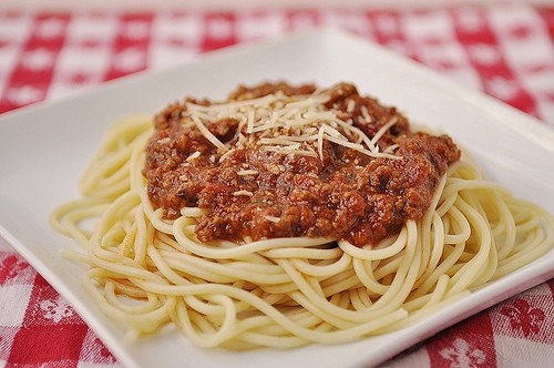Spaghetti With Meat Sauce
 Spaghetti with Meat Sauce