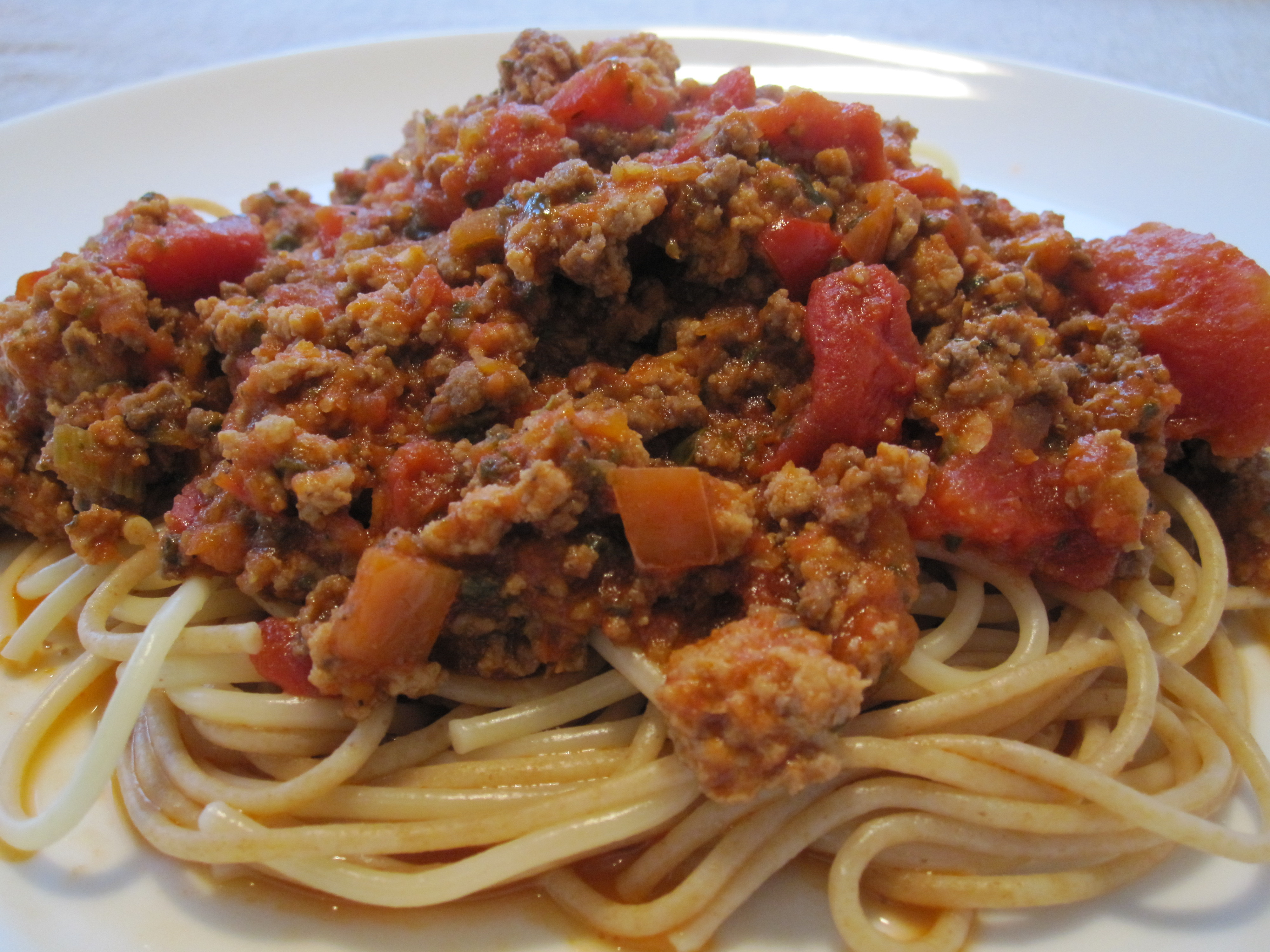 Spaghetti With Meat Sauce
 Spaghetti with Meat Sauce