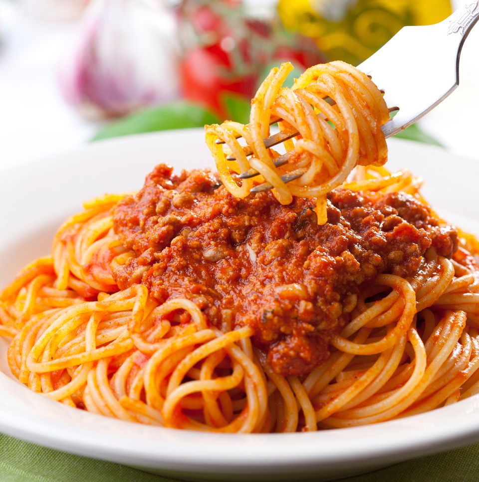 Spaghetti With Meat Sauce
 Hearty Bolognese Style Meat Sauce for Pasta