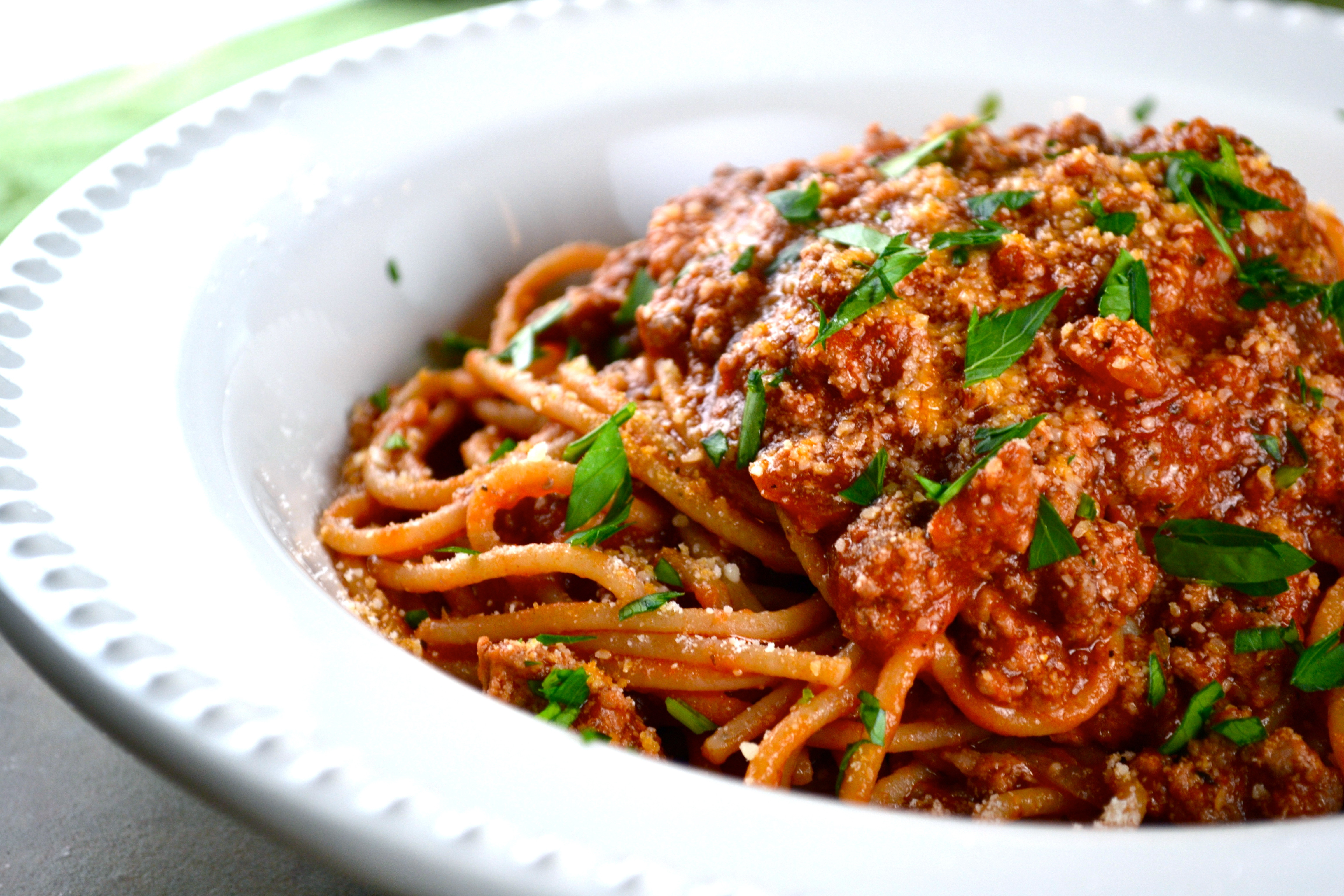 Spaghetti With Meat Sauce
 Spaghetti with Meat Sauce Stuck Sweet