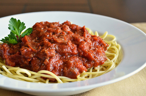 Spaghetti With Meat Sauce
 Spaghetti Meat Sauce