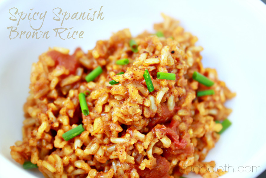 Spanish Brown Rice
 Spicy Spanish Brown Rice • Just Add Cloth