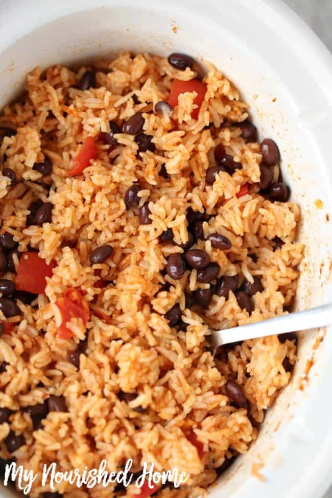 Spanish Rice And Beans Recipe
 Slow Cooker Mexican Rice and Beans
