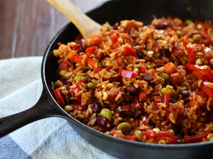 Spanish Rice And Beans Recipe
 Mexican Kidney Bean Fried Rice Connoisseurus Veg