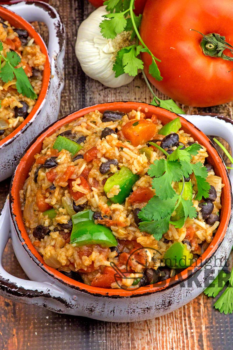 Spanish Rice And Beans
 ve arian spanish rice and beans